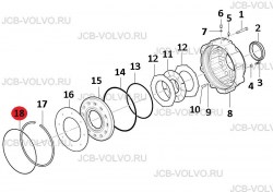 O-кольцо [ VOE 12743138 ] для грейдера VOLVO G930, G940, G946, G960